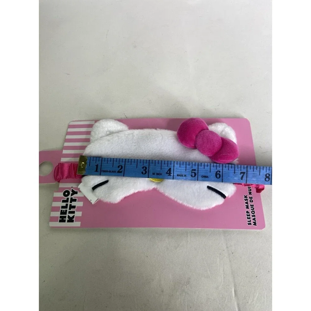 Hello Kitty Licensed Plush Face Eye Mask Sleep Cover Blindfold NEW